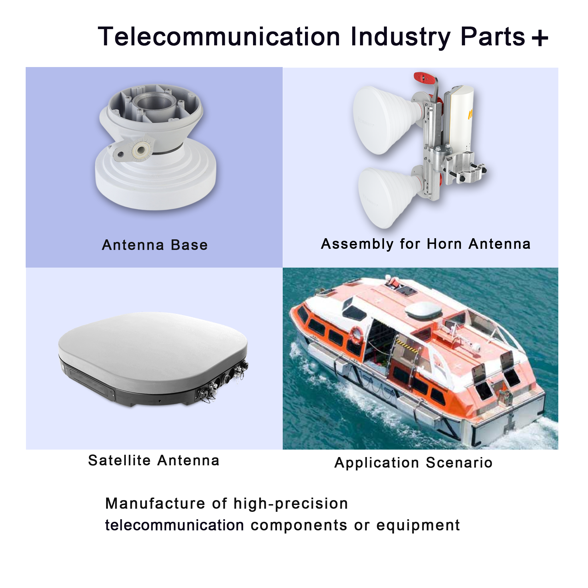 Precision manufacturer of electronically controlled antenna housings