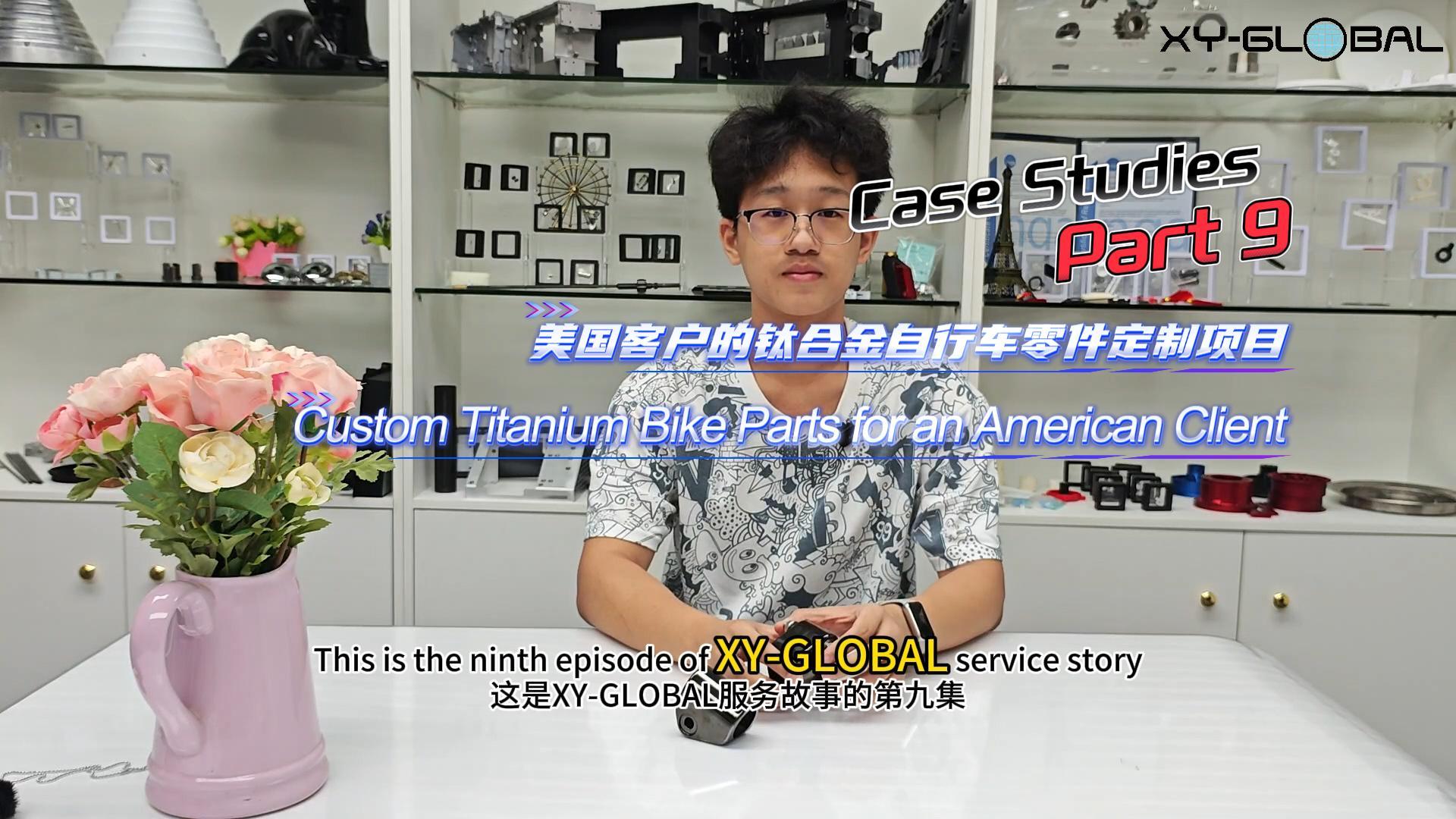 Service Story Ep.9 Custom Titanium Bike Parts for an American Client