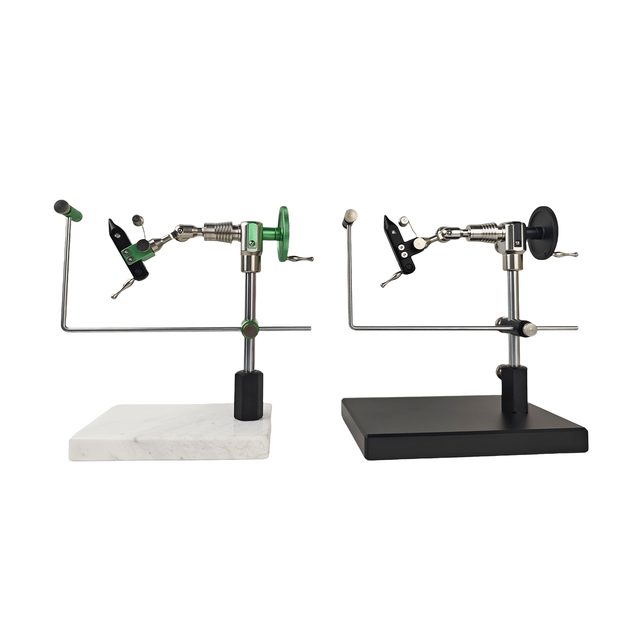 CNC Precision Rotary Fly Tying Vise with Marble Base for Fly Fishing